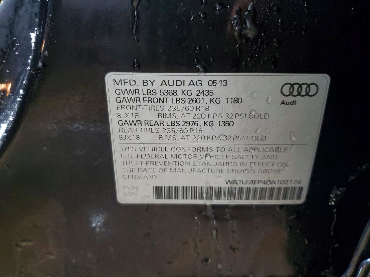 2013 AUDI Q5