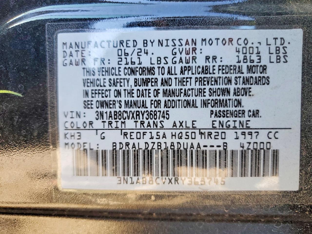 2024 NISSAN SENTRA