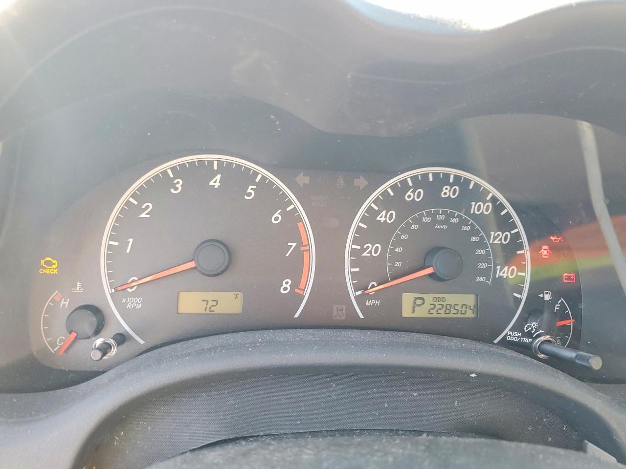 2012 TOYOTA COROLLA