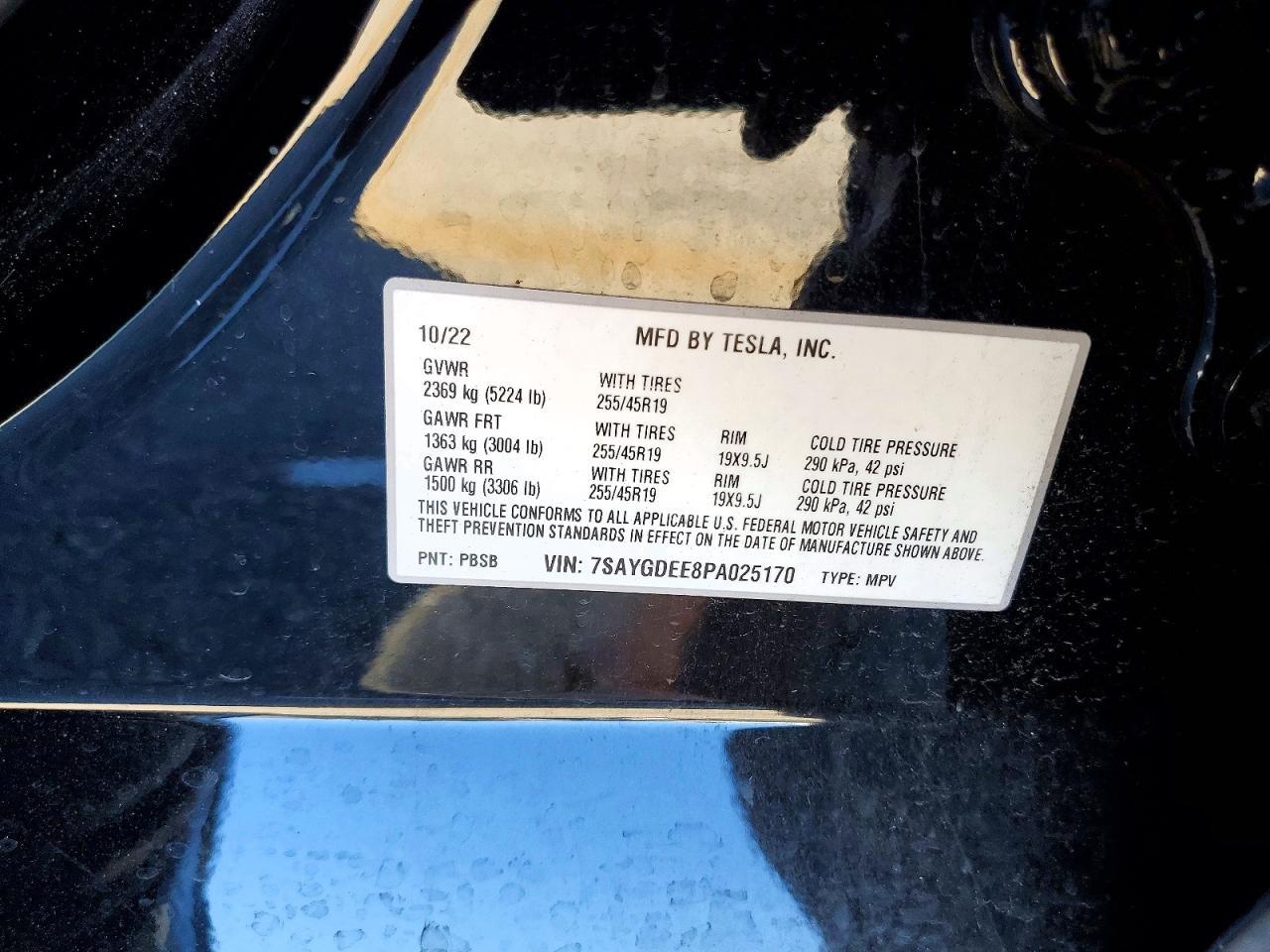 2023 TESLA MODEL Y