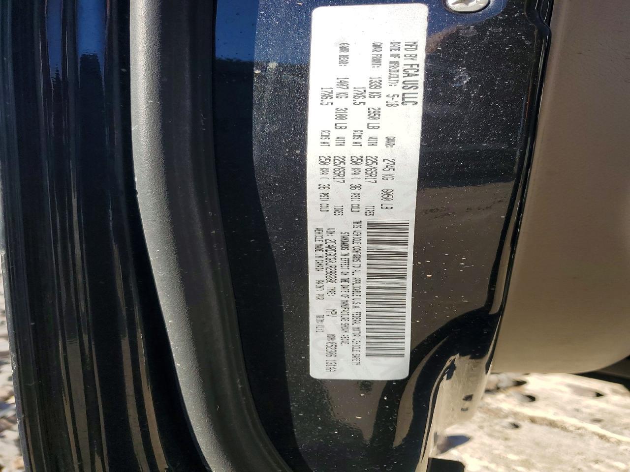 2018 DODGE GRAND CARAVAN