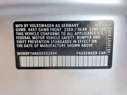 2013 VOLKSWAGEN CC