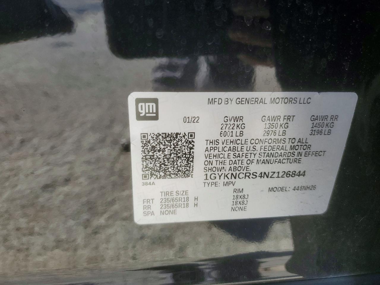 2022 CADILLAC XT5