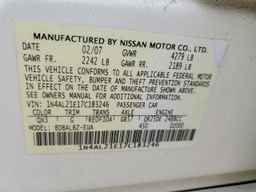 2007 NISSAN ALTIMA