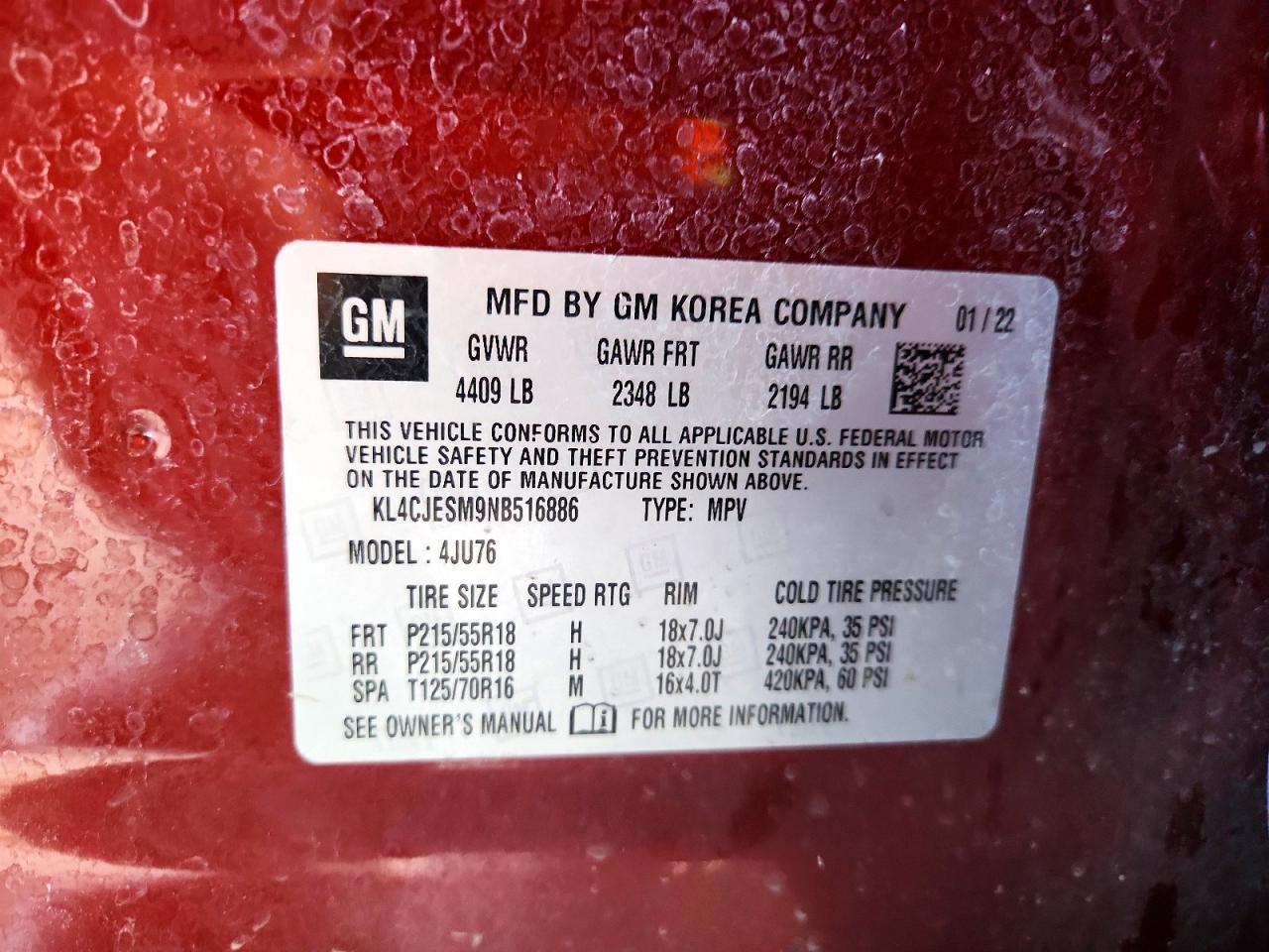 2022 BUICK ENCORE