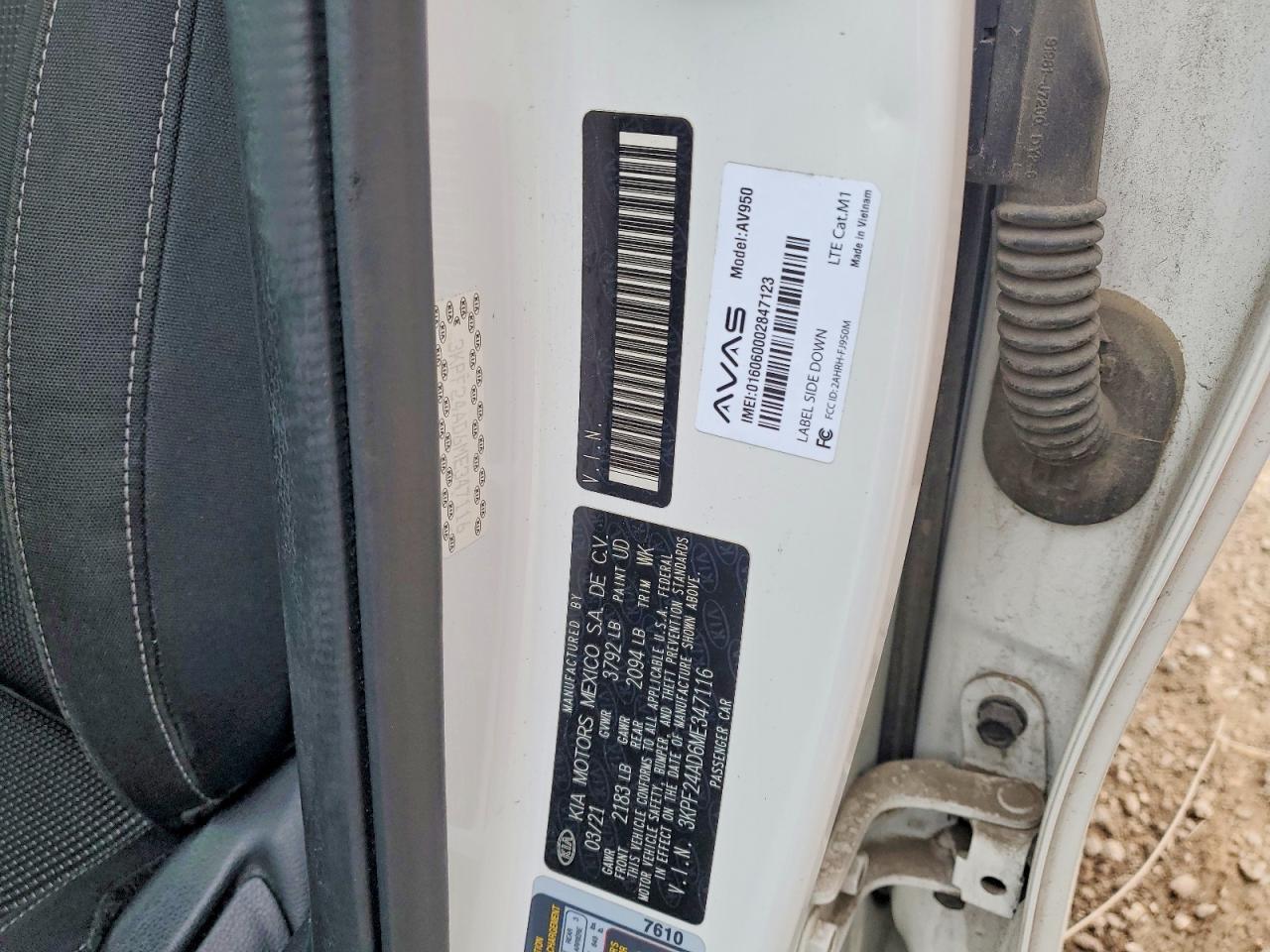 2021 KIA FORTE
