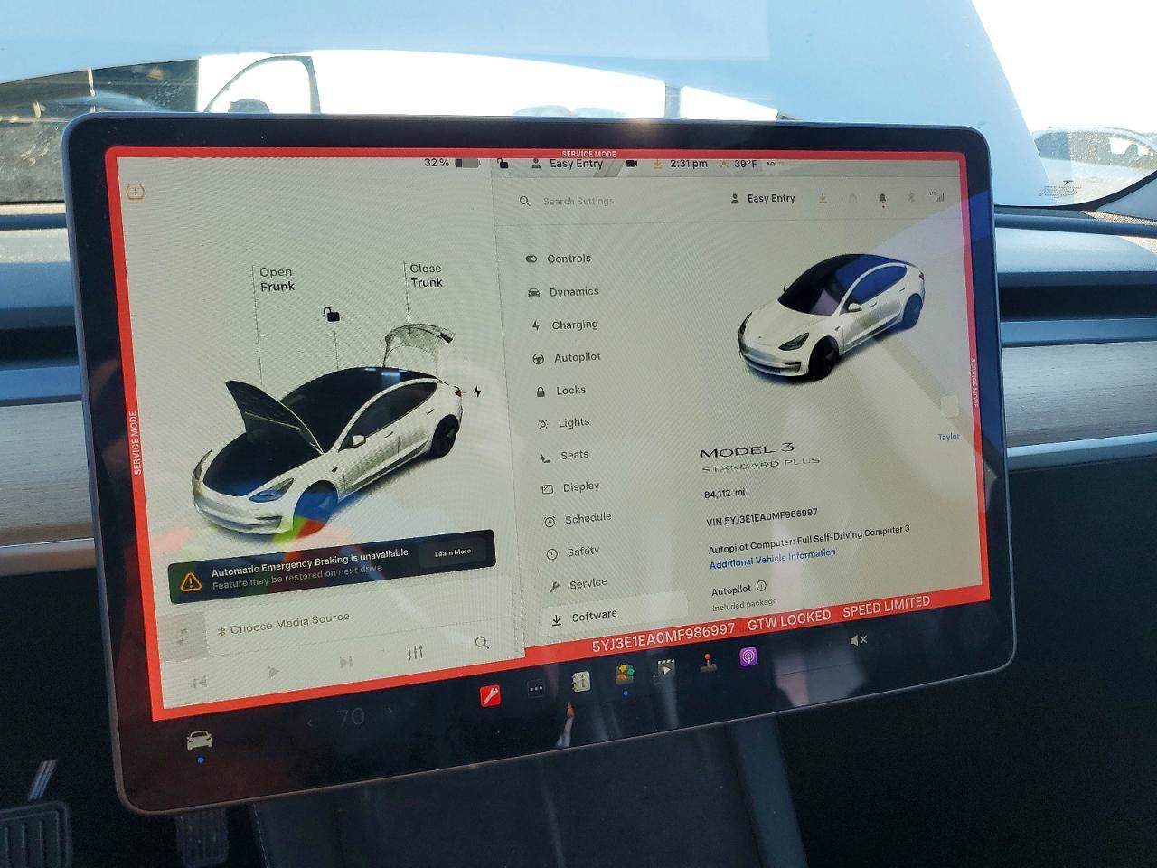 2021 TESLA MODEL 3