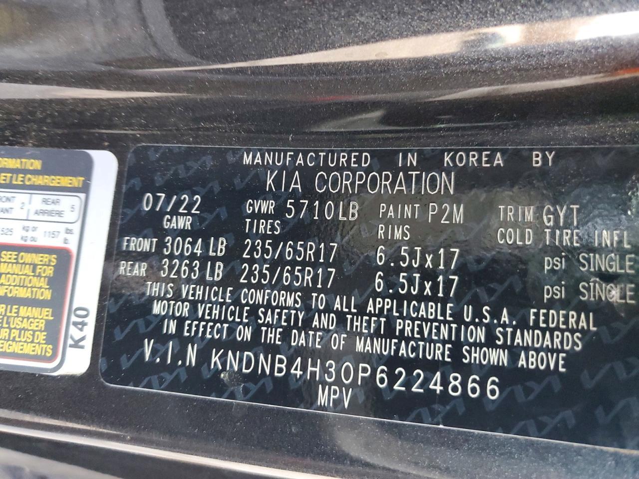2023 KIA Carnival