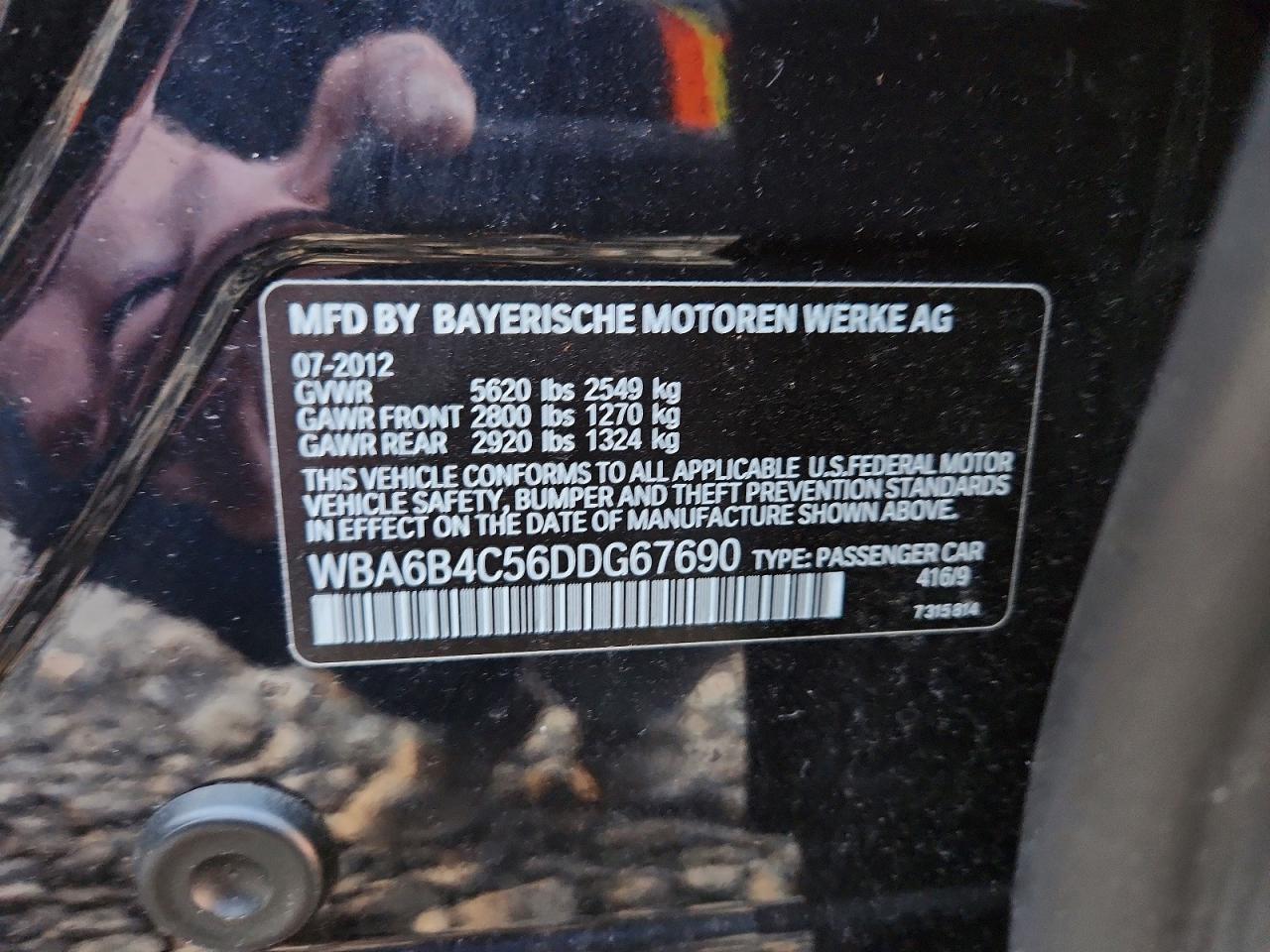 2013 BMW 6 Series
