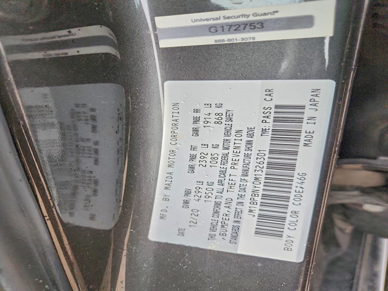 2021 MAZDA 3