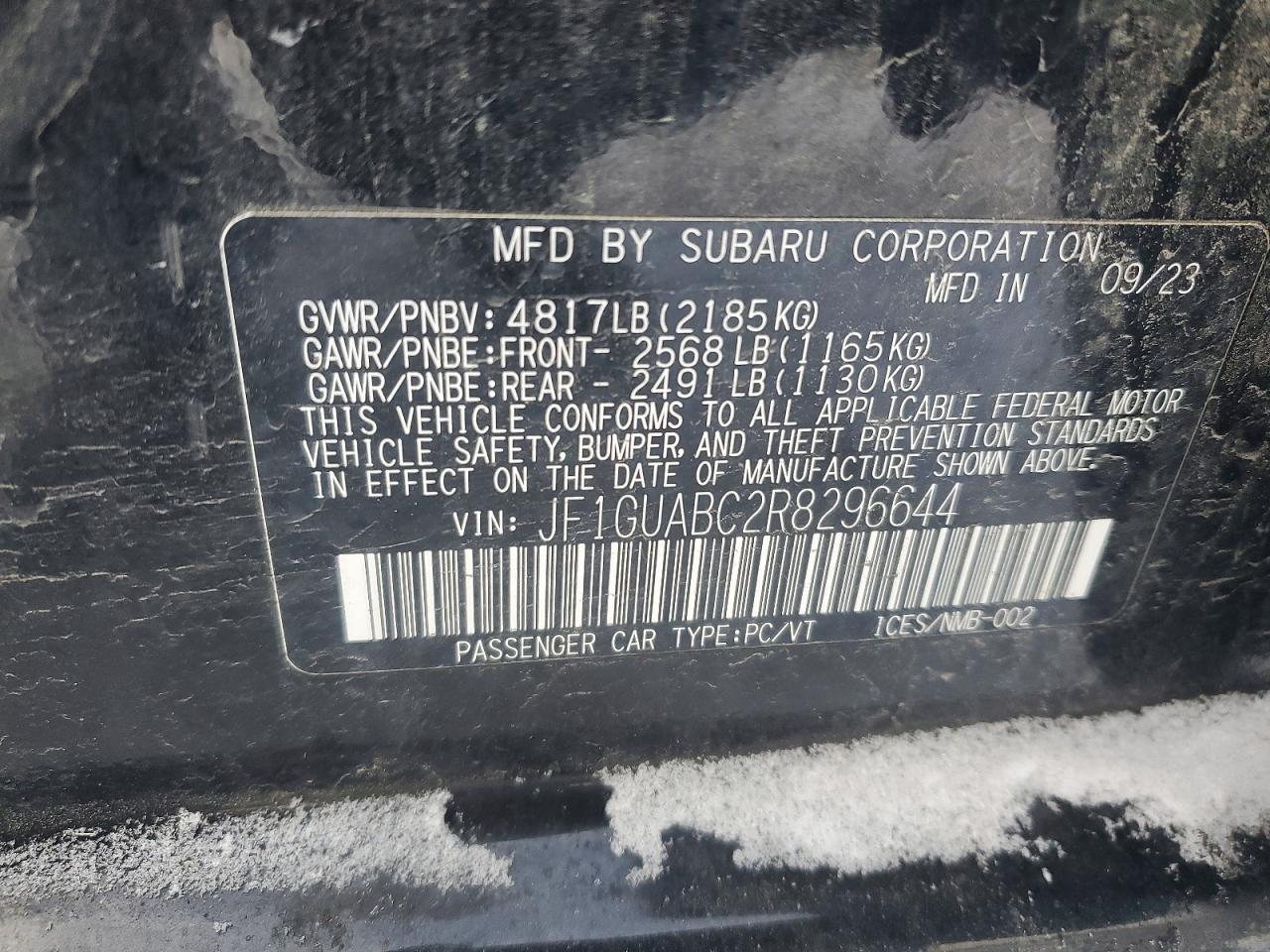 2024 SUBARU IMPREZA