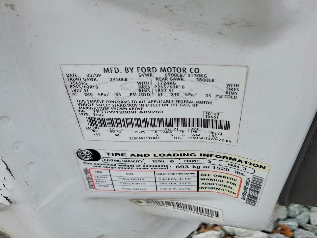 2009 FORD F-150