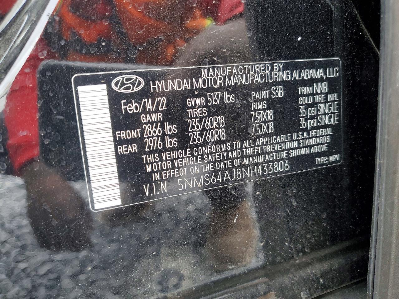2022 HYUNDAI SANTA FE