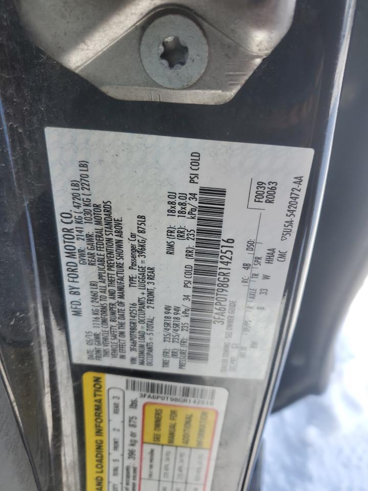 2016 FORD FUSION