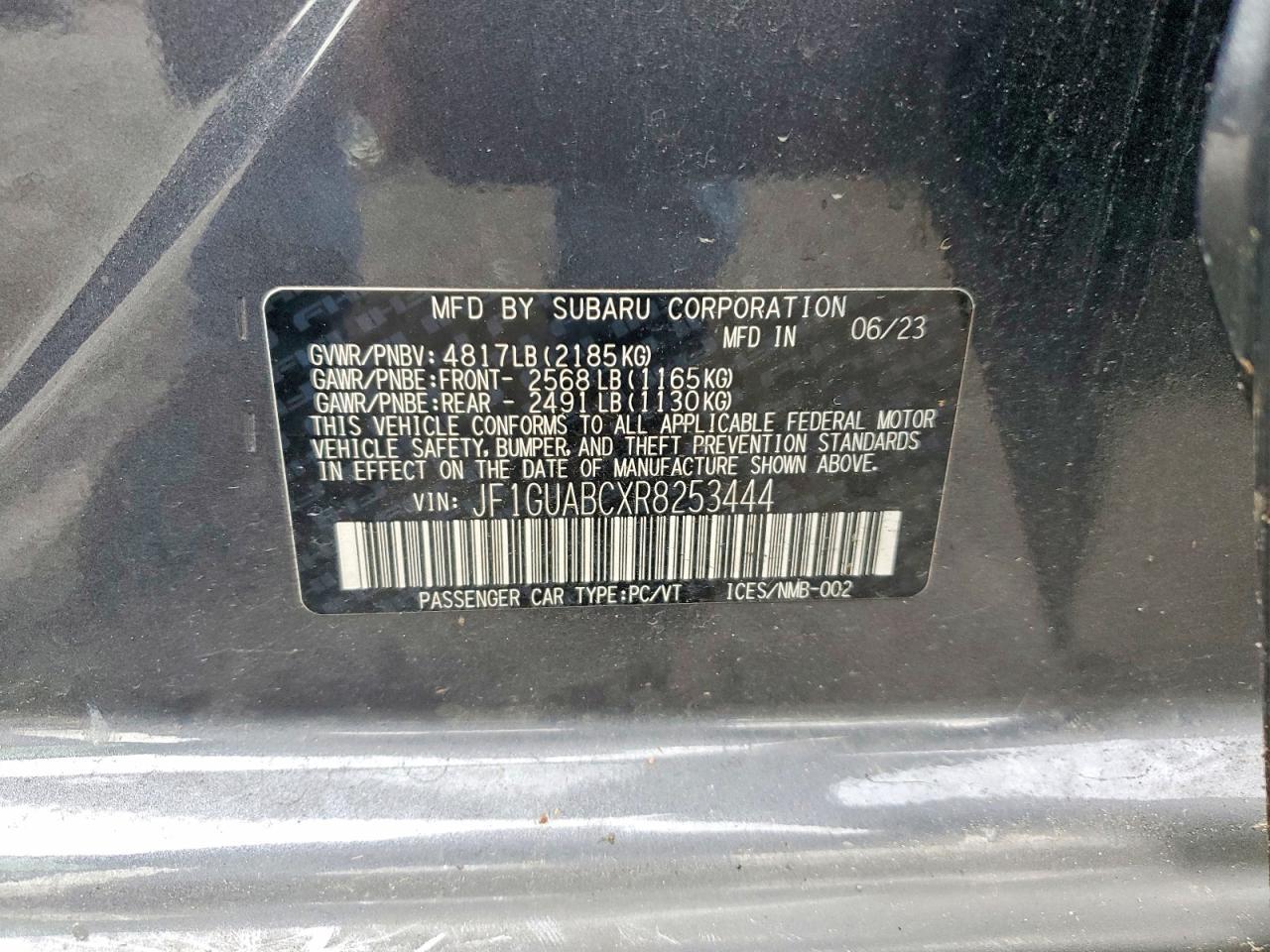 2024 SUBARU IMPREZA