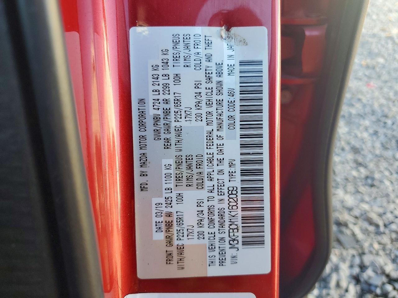 2019 MAZDA CX-5