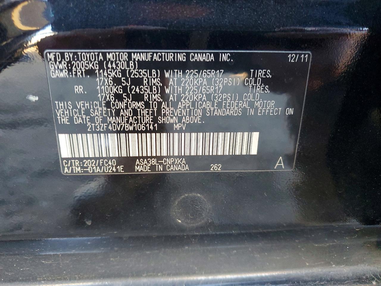 2011 TOYOTA RAV4