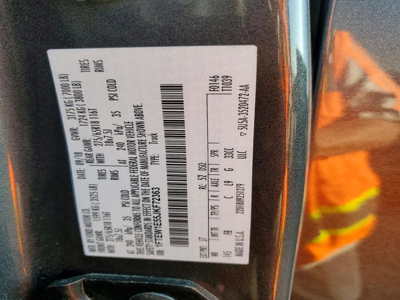 2018 FORD F-150