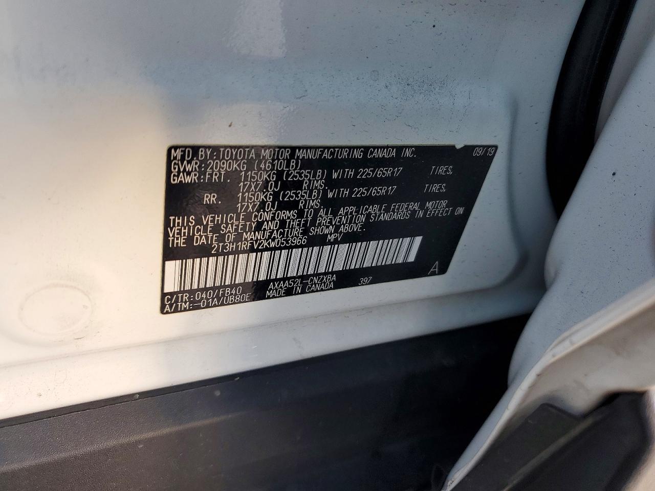 2019 TOYOTA RAV4