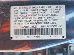 2007 HONDA ACCORD