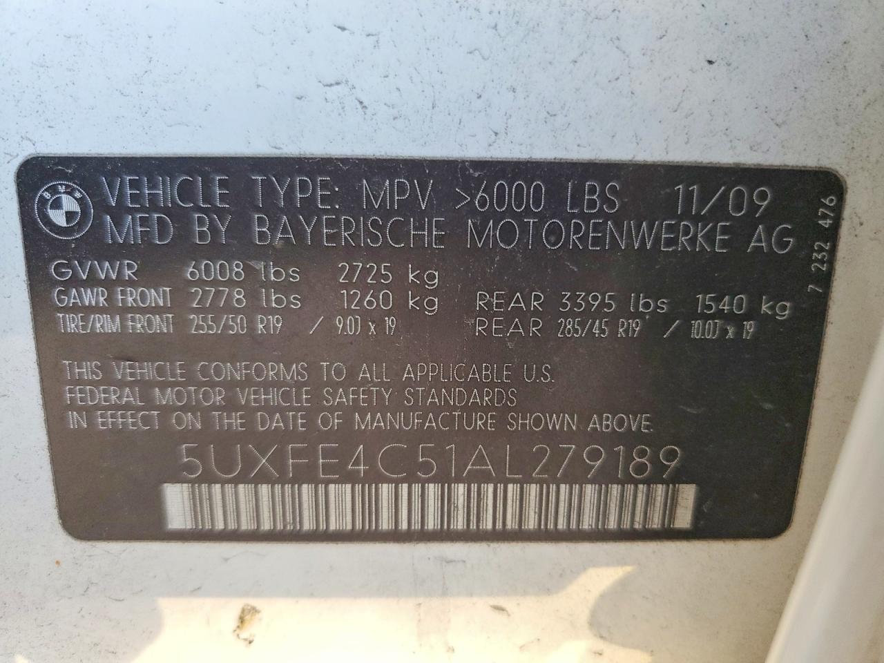 2010 BMW X5