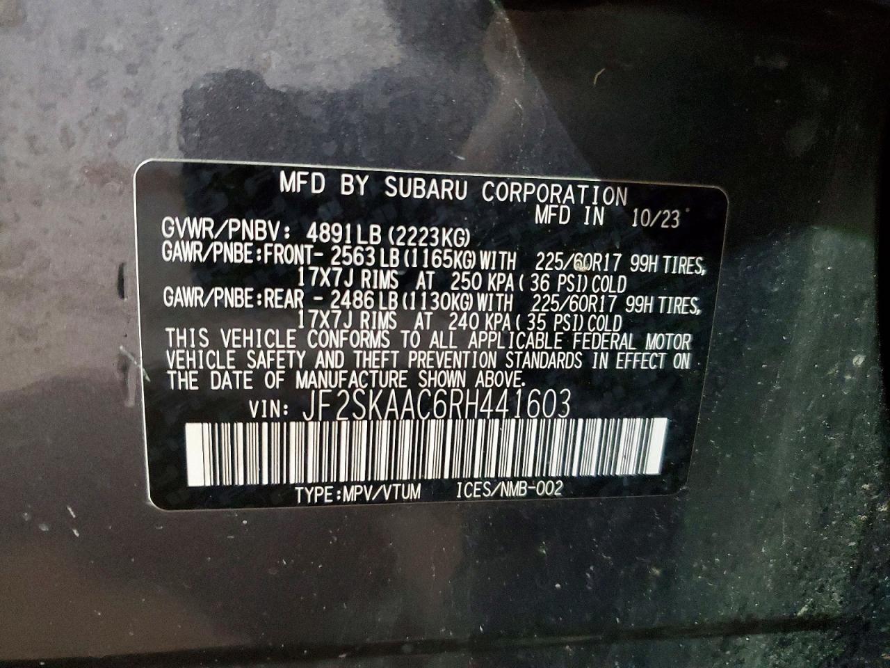 2024 SUBARU FORESTER