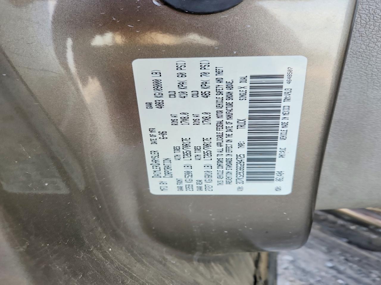 2006 DODGE Ram 2500