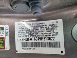 2009 HONDA CIVIC