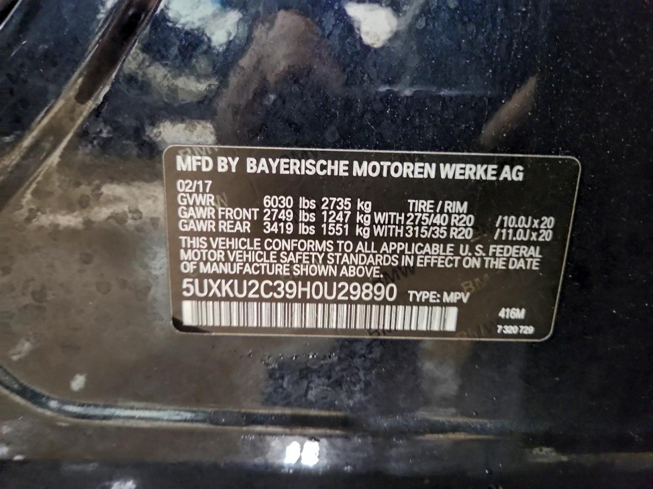 2017 BMW X6