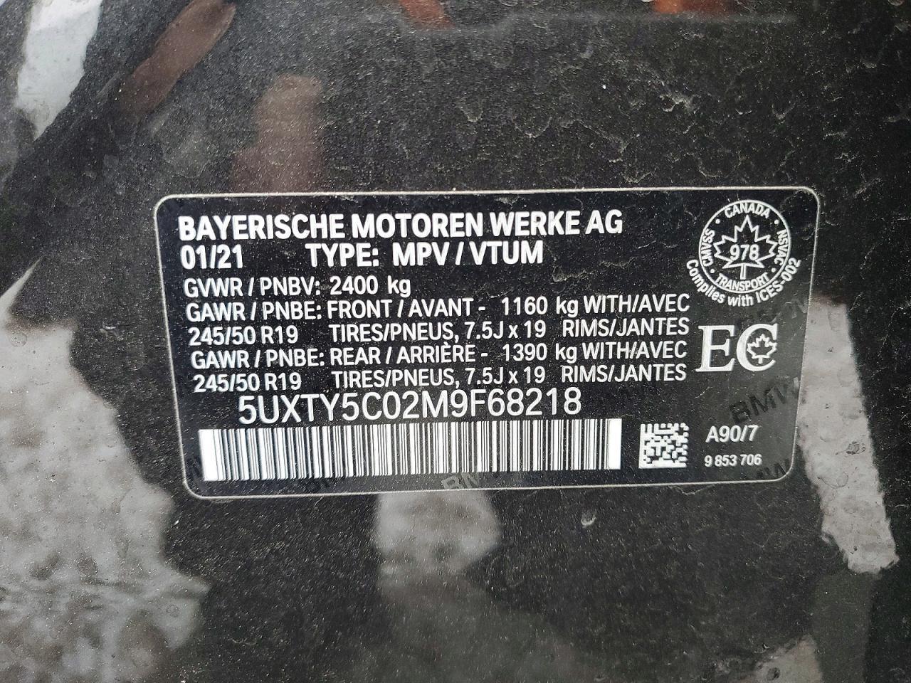 2021 BMW X3