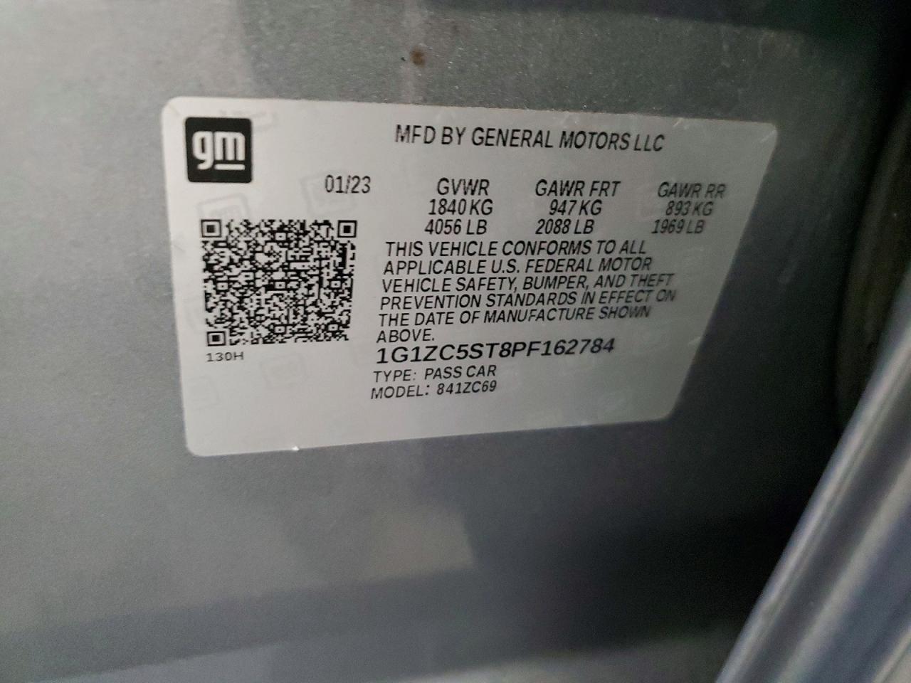 2023 CHEVROLET MALIBU