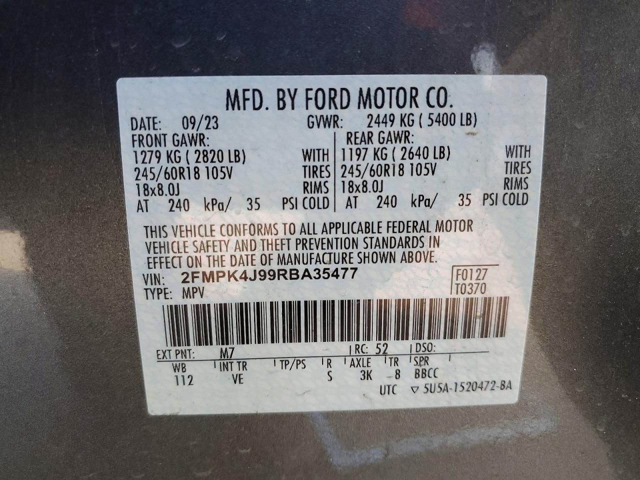 2024 FORD EDGE