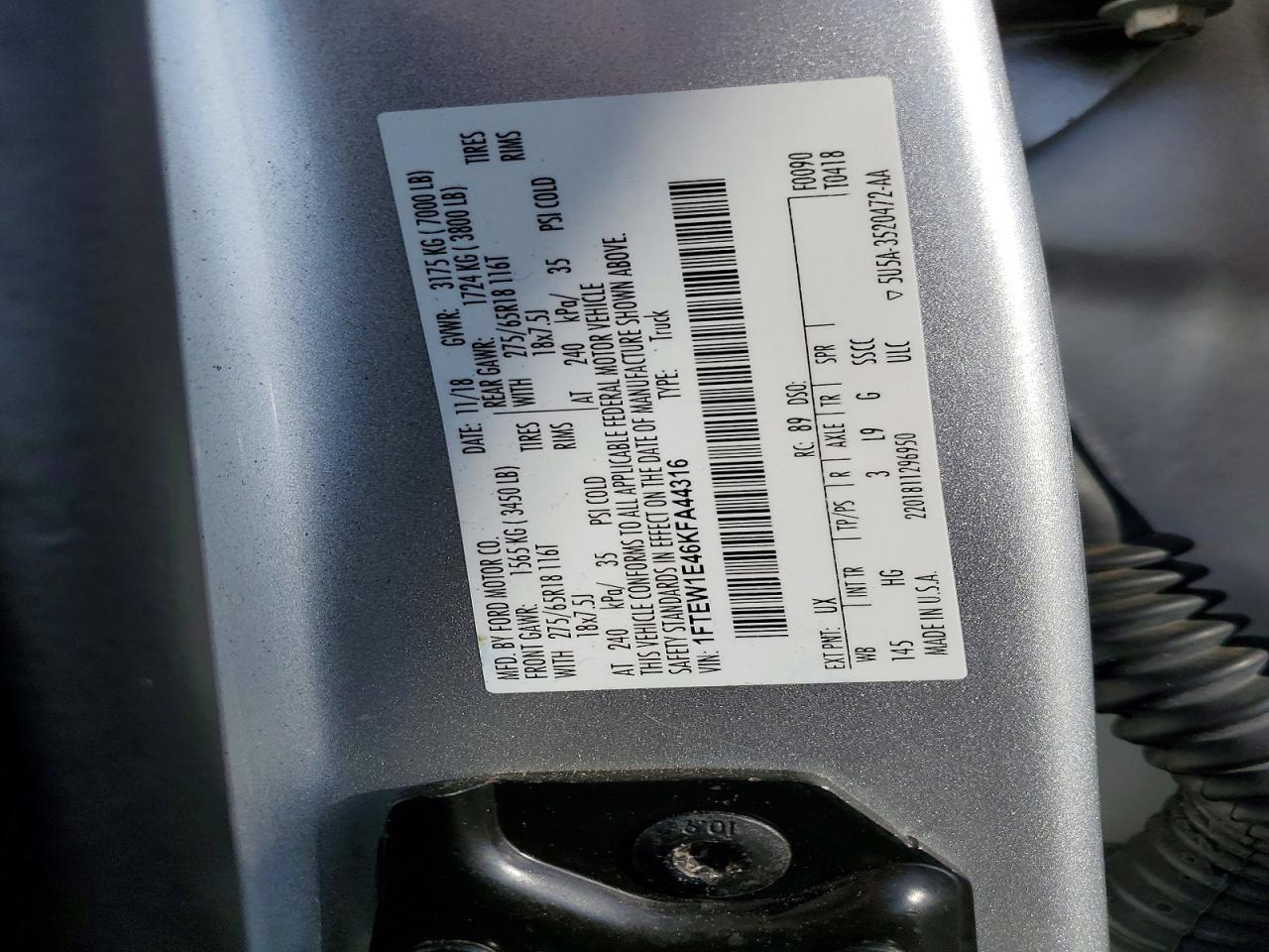 2019 FORD F-150