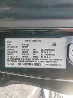 2020 TESLA MODEL 3