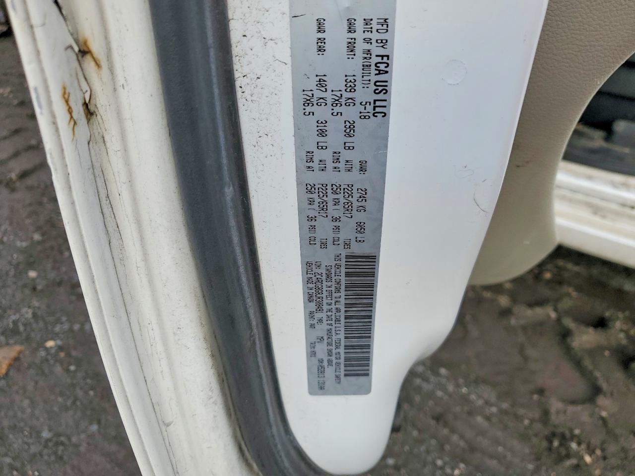 2018 DODGE GRAND CARAVAN