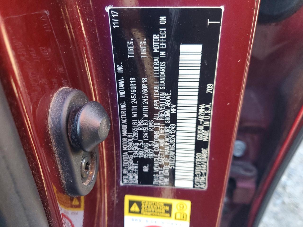 2018 TOYOTA HIGHLANDER