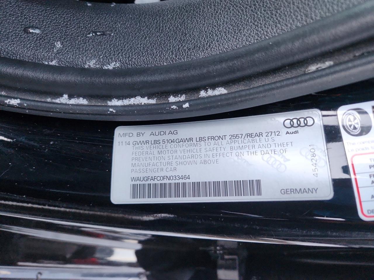 2015 AUDI A6