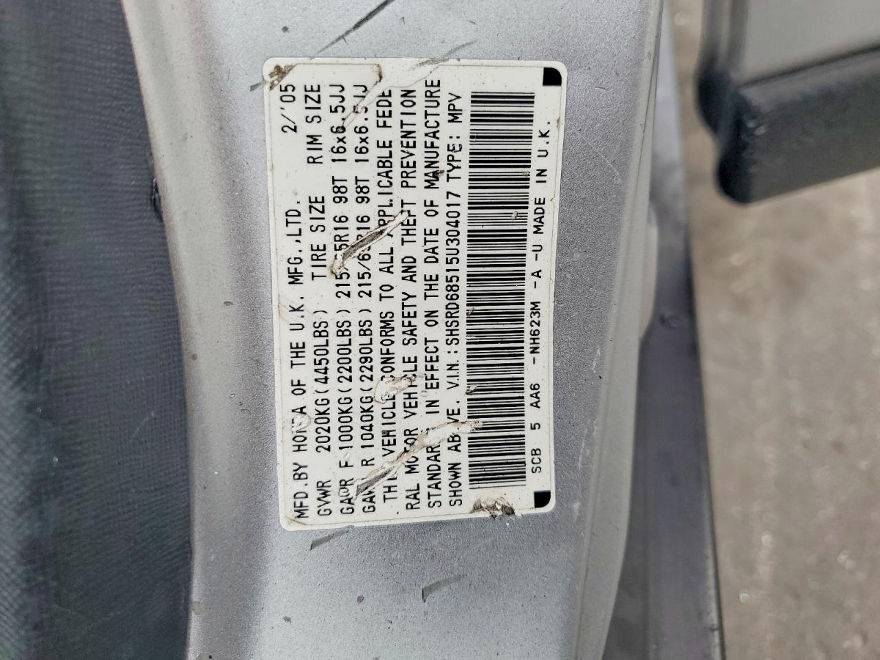 2005 HONDA CR-V