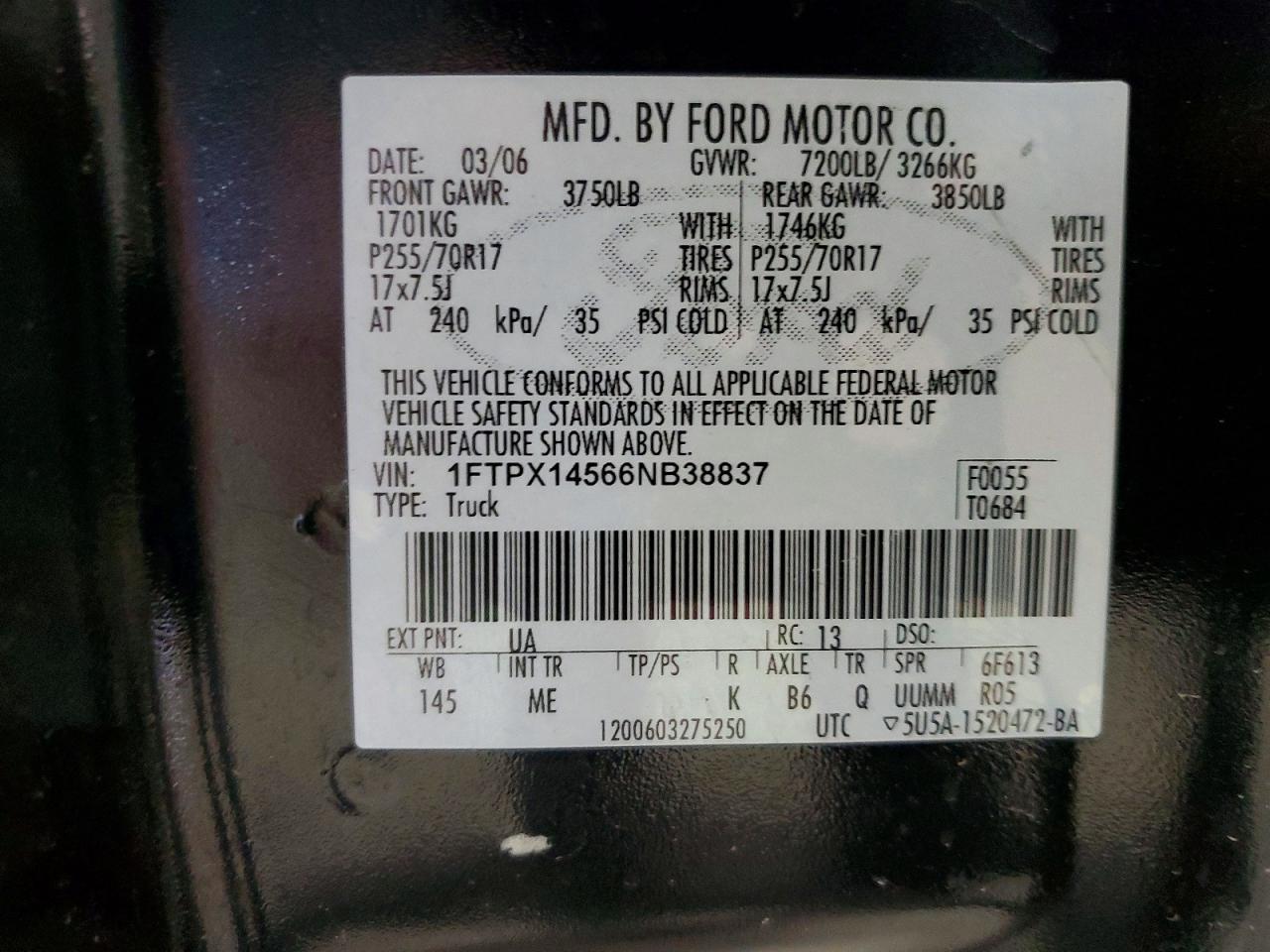 2006 FORD F-150