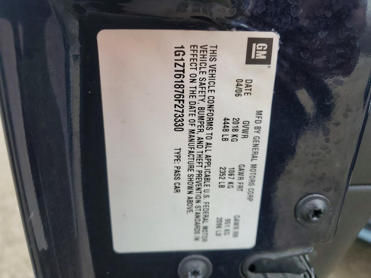 2006 CHEVROLET MALIBU