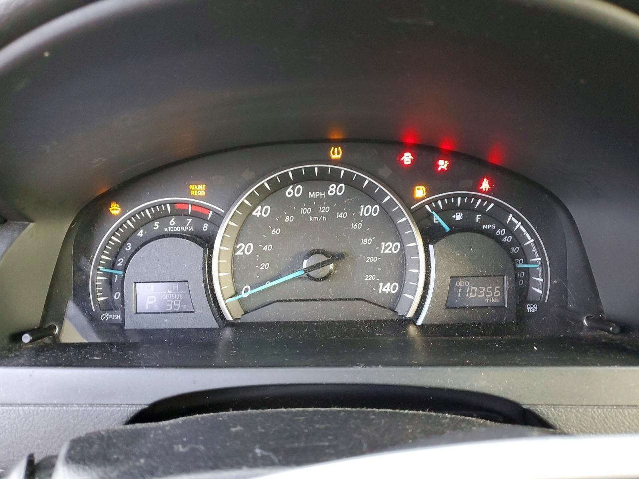 2012 TOYOTA CAMRY