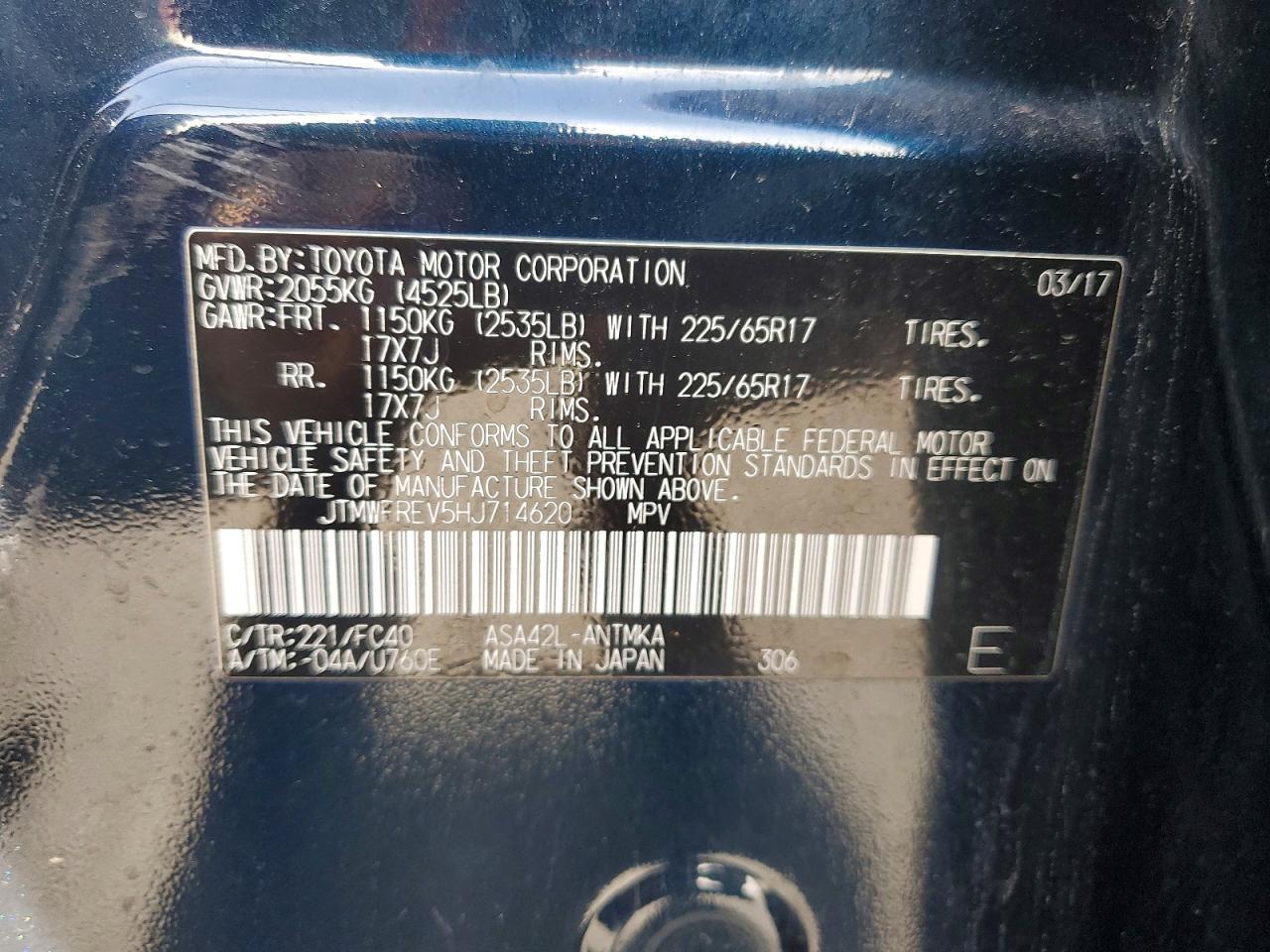 2017 TOYOTA RAV4