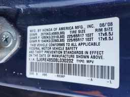 2008 HONDA CR-V
