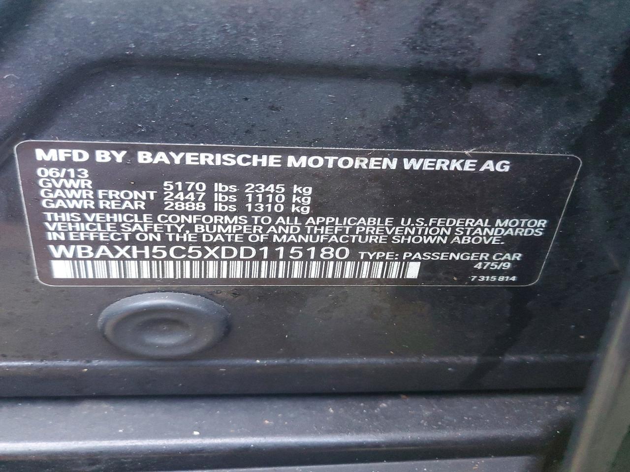 2013 BMW 5 series