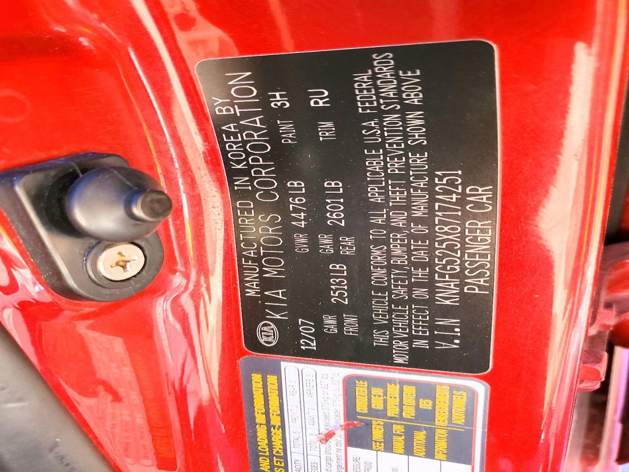 2008 KIA RONDO