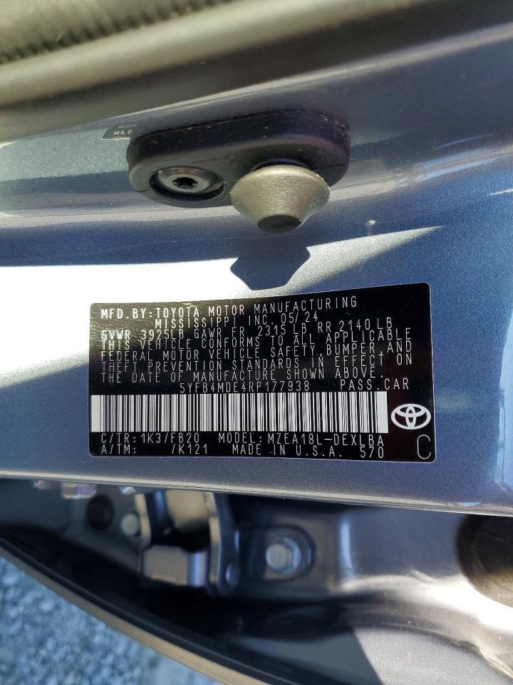 2024 TOYOTA COROLLA