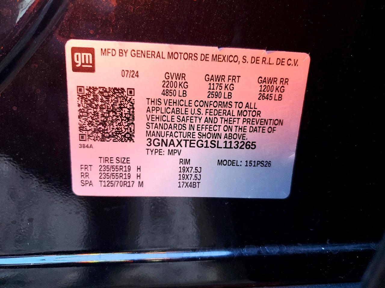 2025 CHEVROLET EQUINOX