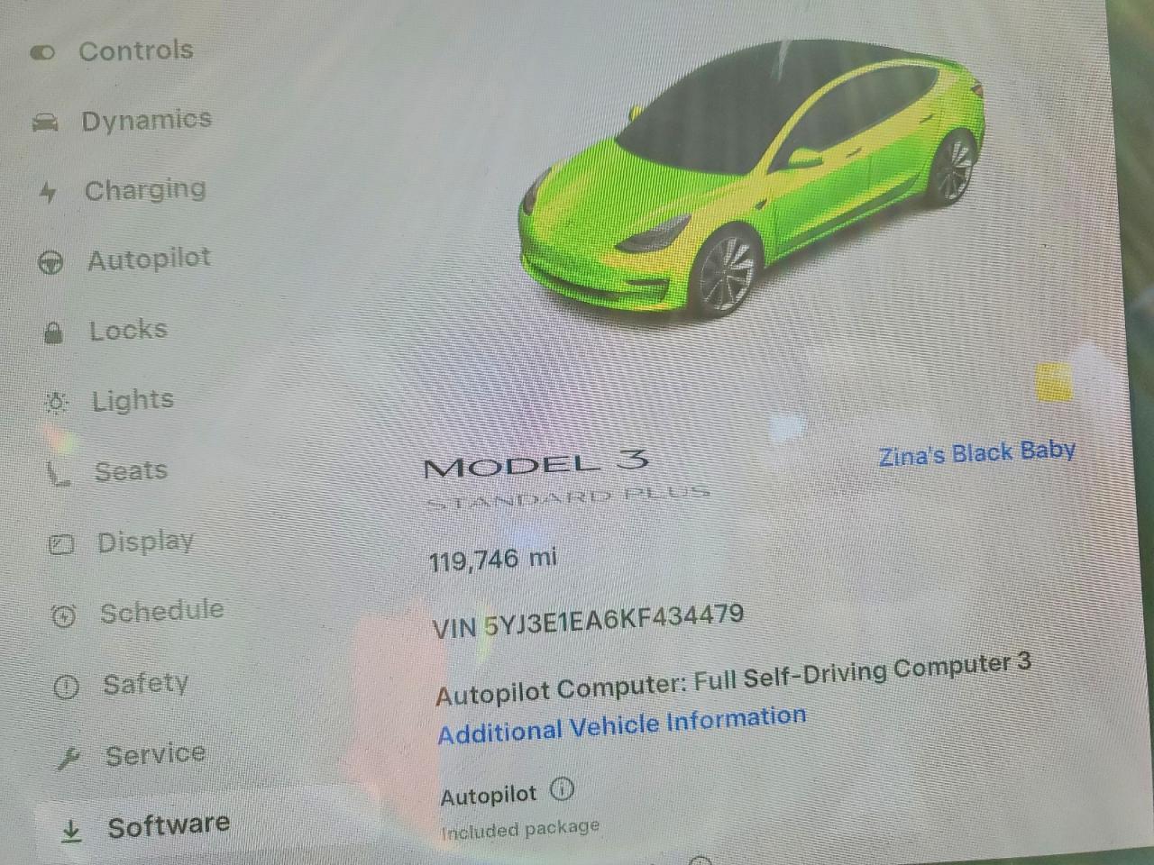 2019 TESLA MODEL 3