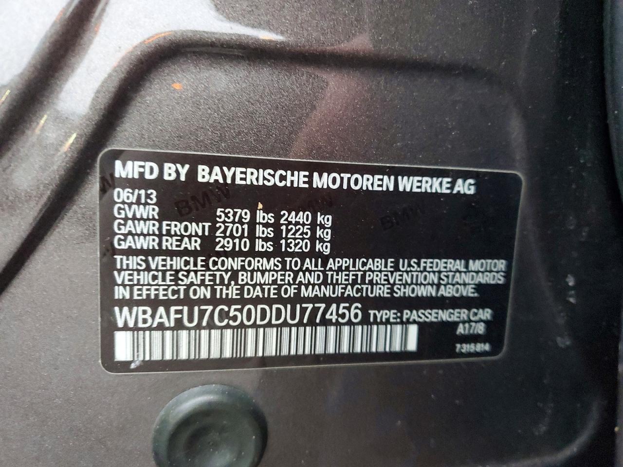 2013 BMW 5 series