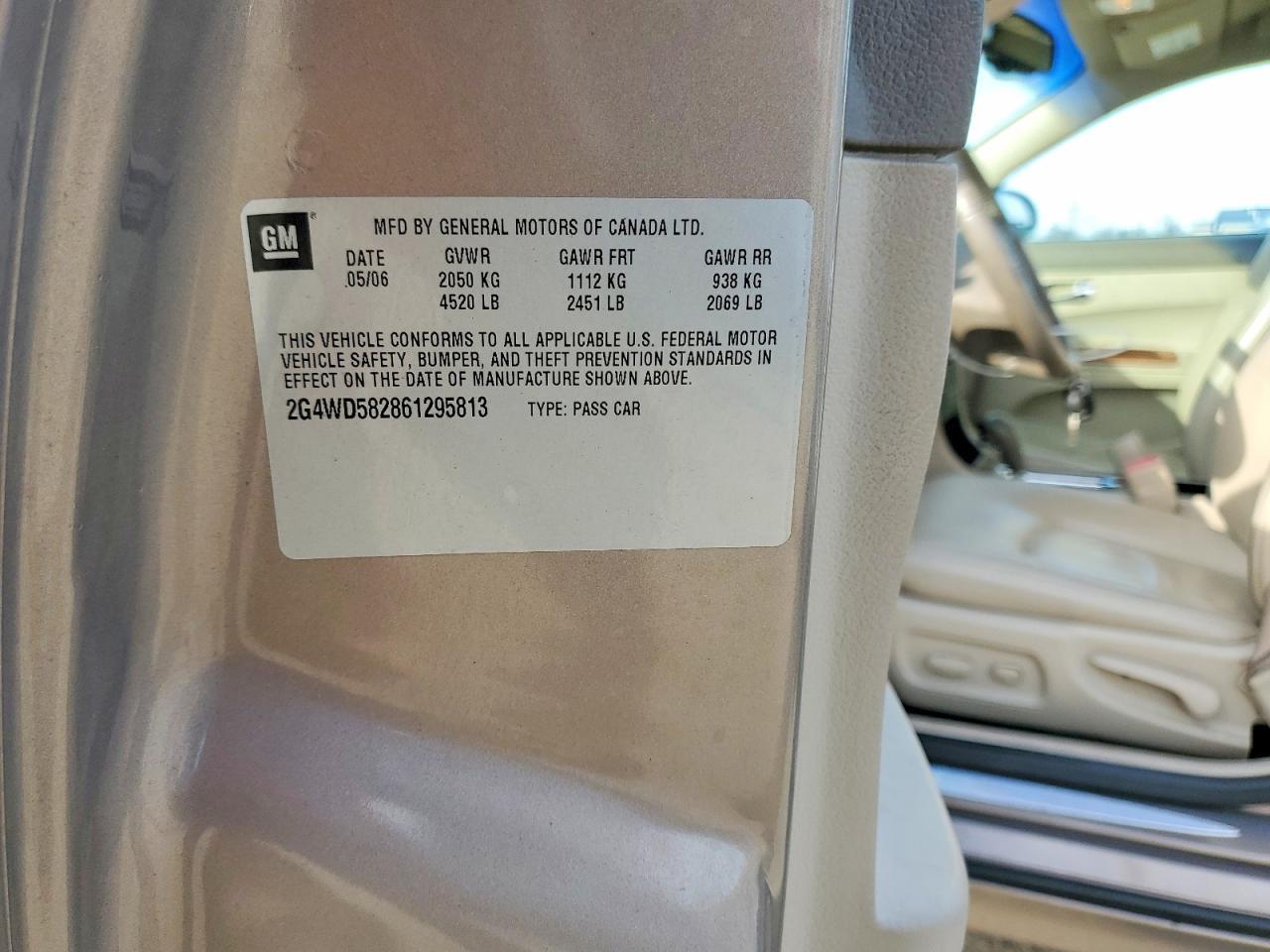 2006 BUICK LACROSSE